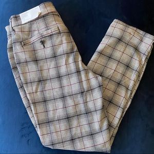 American Eagle Plaid High Waisted Pants